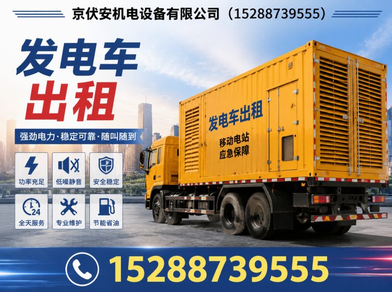 柳州发电机租赁展示图