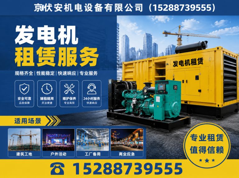 柳州发电车出租展示图