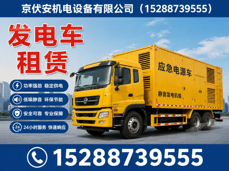 柳州发电车租赁展示图